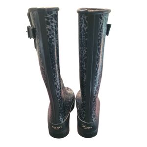 Sperry Black Winter Rain Boots with Adjustable Buckle